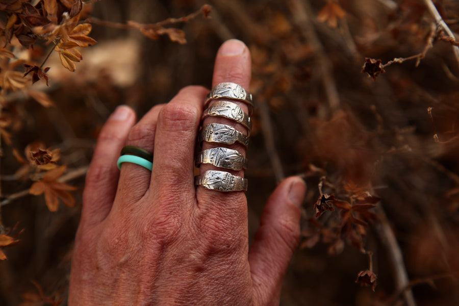 ashley weber leaf ring