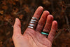 MADE-TO-ORDER. || Leaf Litter Band - Sterling Silver Ring